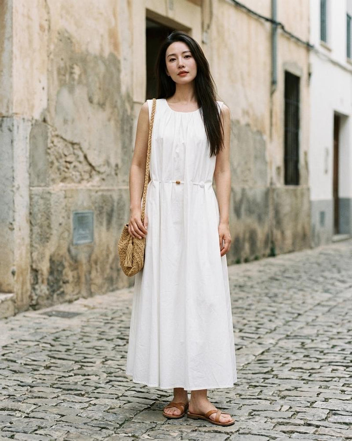 Macys Wear - Nilan | Ärmelloses Gerafftes Kleid Damen