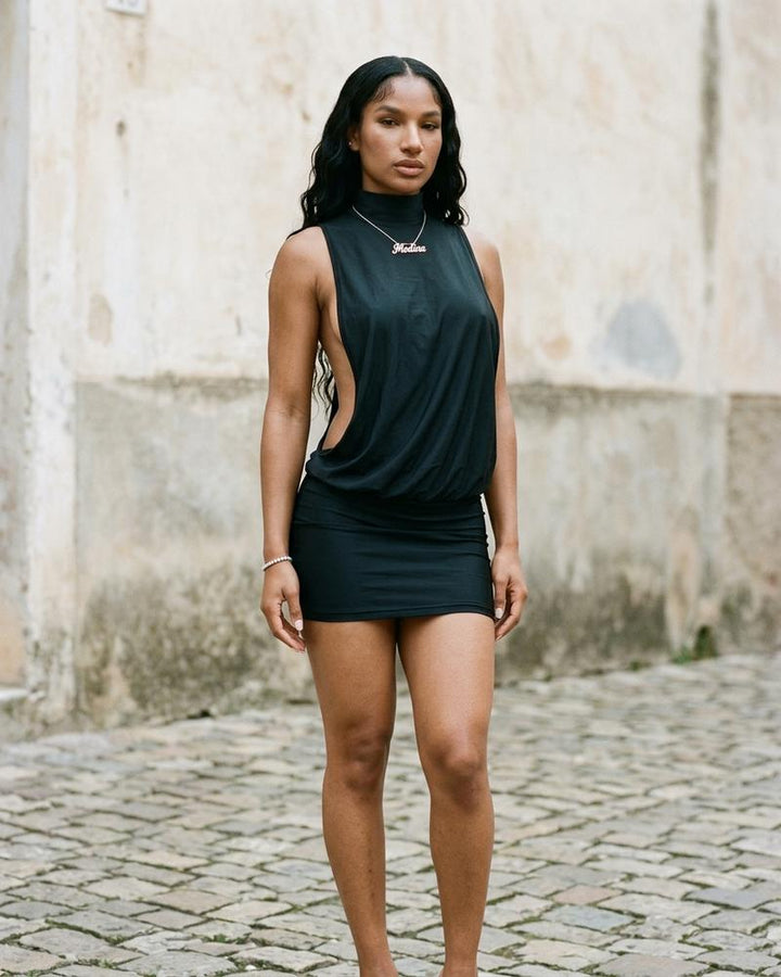 Macys Wear - Leran | Neckholder Rückenfreies Kleid Damen