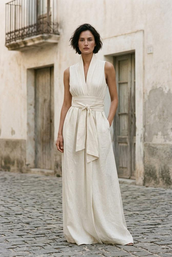 Macys Wear - Velev | Ärmellos Tailliert Kleid Damen