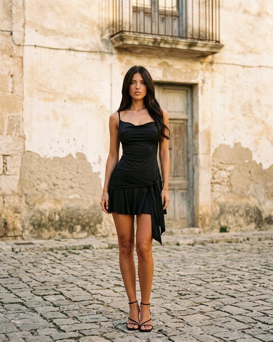Macys Wear - Vevin | Asymmetrisches Figurbetontes Kleid Damen