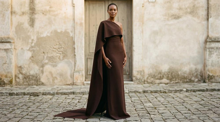 Macys Wear - Nilen | Asymmetrisch Fließend Kleid Damen