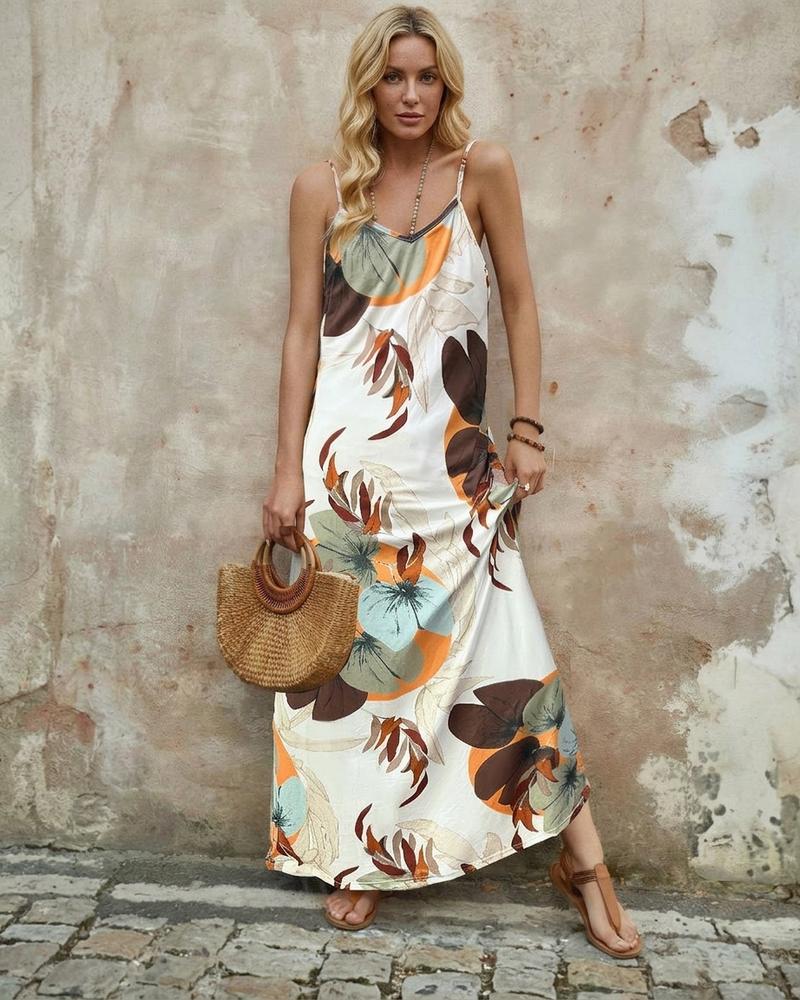 Macys Wear - Vilev | Ärmellos Gemustert Kleid Damen