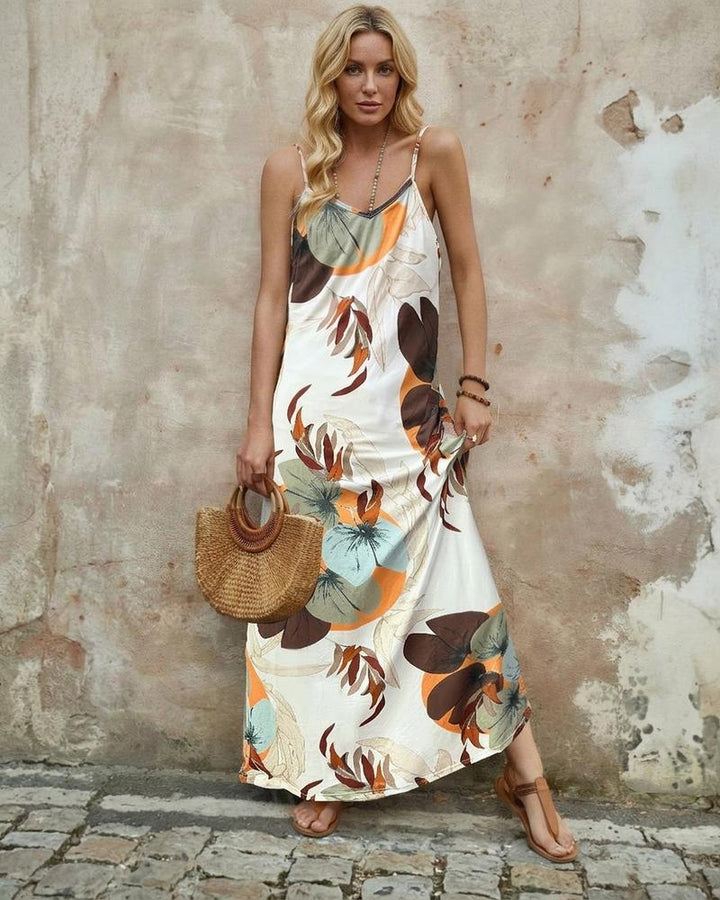 Macys Wear - Vilev | Ärmellos Gemustert Kleid Damen