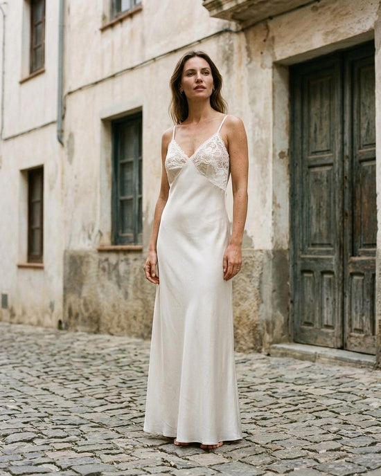 Macys Wear - Cosol | Glänzend Spitzenbesetzt Kleid Damen