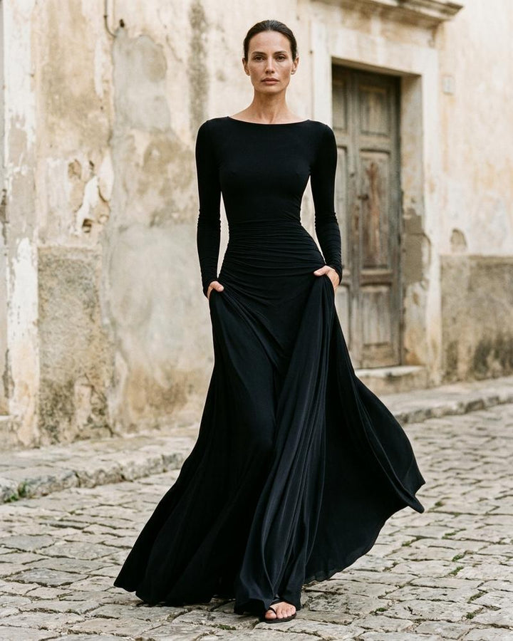 Macys Wear - Zeven | Langärmliges Tailliertes Kleid Damen