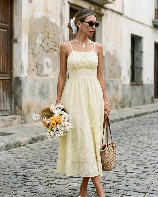 Macys Wear - Maren | Ärmelloses Strukturiertes Kleid Damen