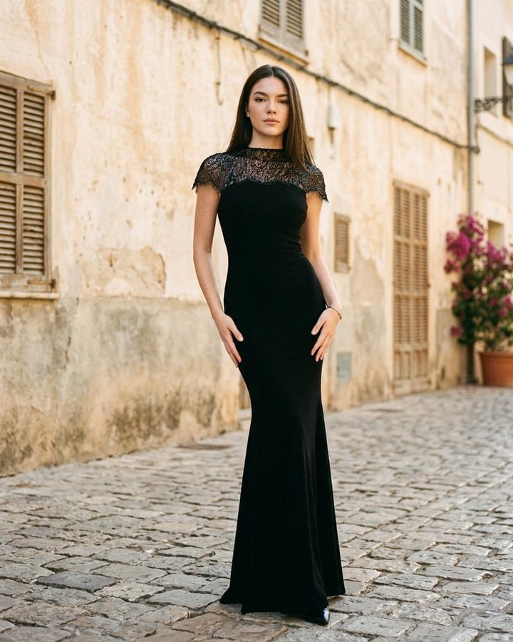 Macys Wear - Zahal | Paillettenbesetztes Figurbetontes Kleid Damen