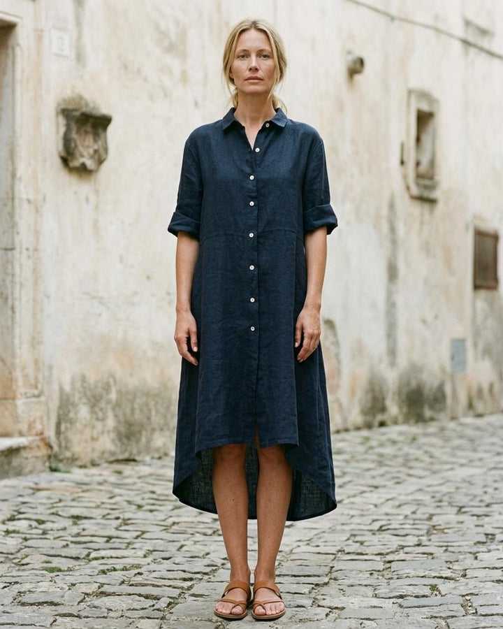 Macys Wear - Nosin | Geknöpftes Asymmetrisches Kleid Damen