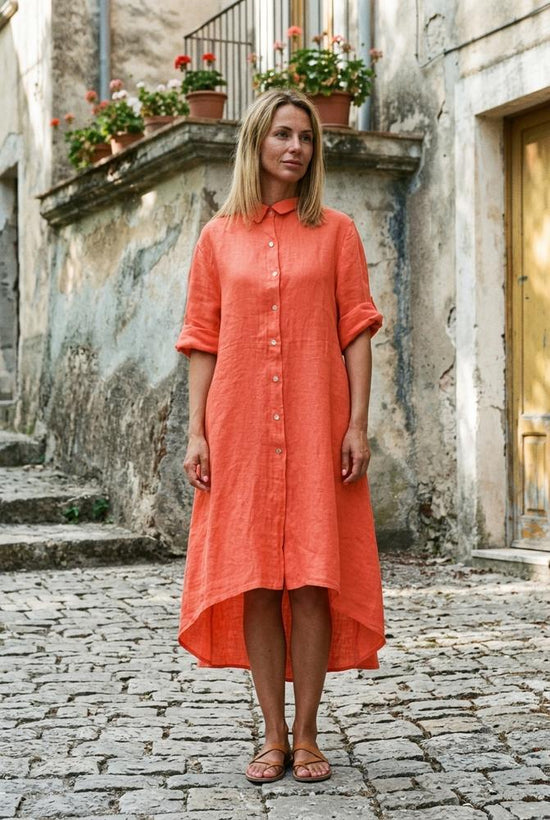 Macys Wear - Nosin | Geknöpftes Asymmetrisches Kleid Damen