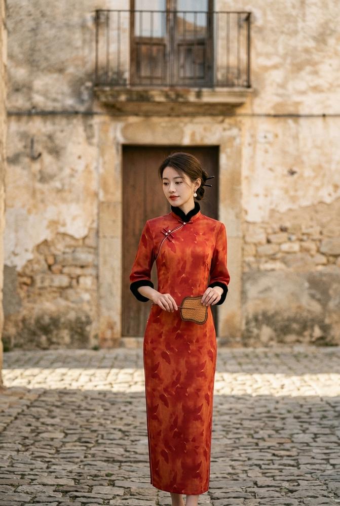 Macys Wear - Lysol | Gemustertes Tailliertes Kleid Damen