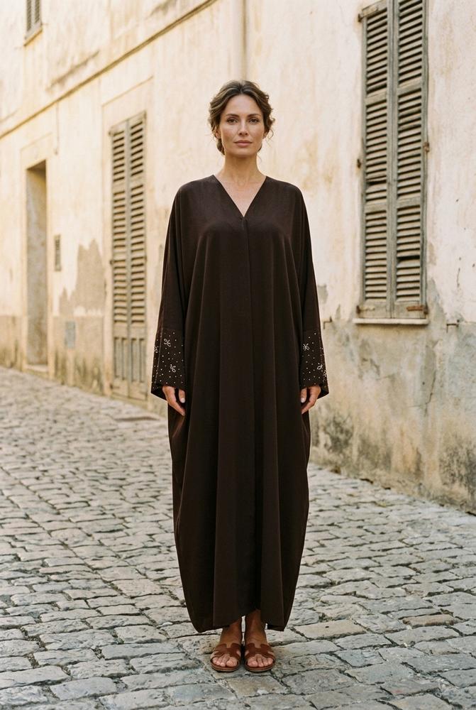 Macys Wear - Zasol | Verziertes Weites Kleid Damen