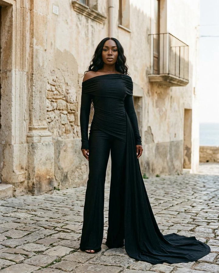 Macys Wear - Yomer | Asymmetrischer Langärmliger Anzug Damen
