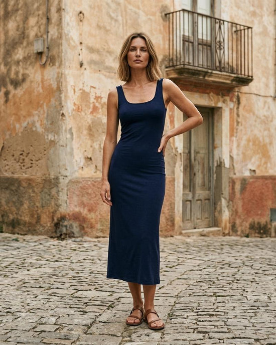 Macys Wear - Nirel | Ärmellos Körperbetont Kleid Damen