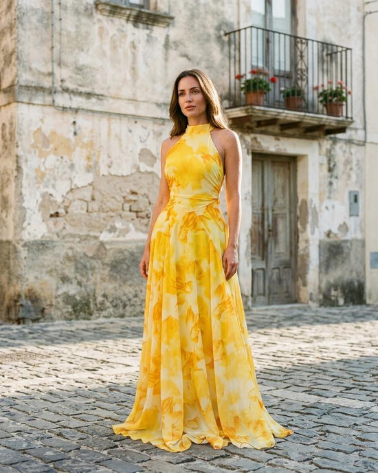 Macys Wear - Ellar | Ärmellos Fließend Kleid Damen