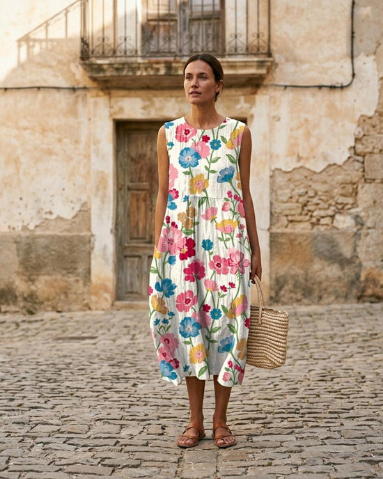 Macys Wear - Lator | Ärmelloses Geblümtes Kleid Damen