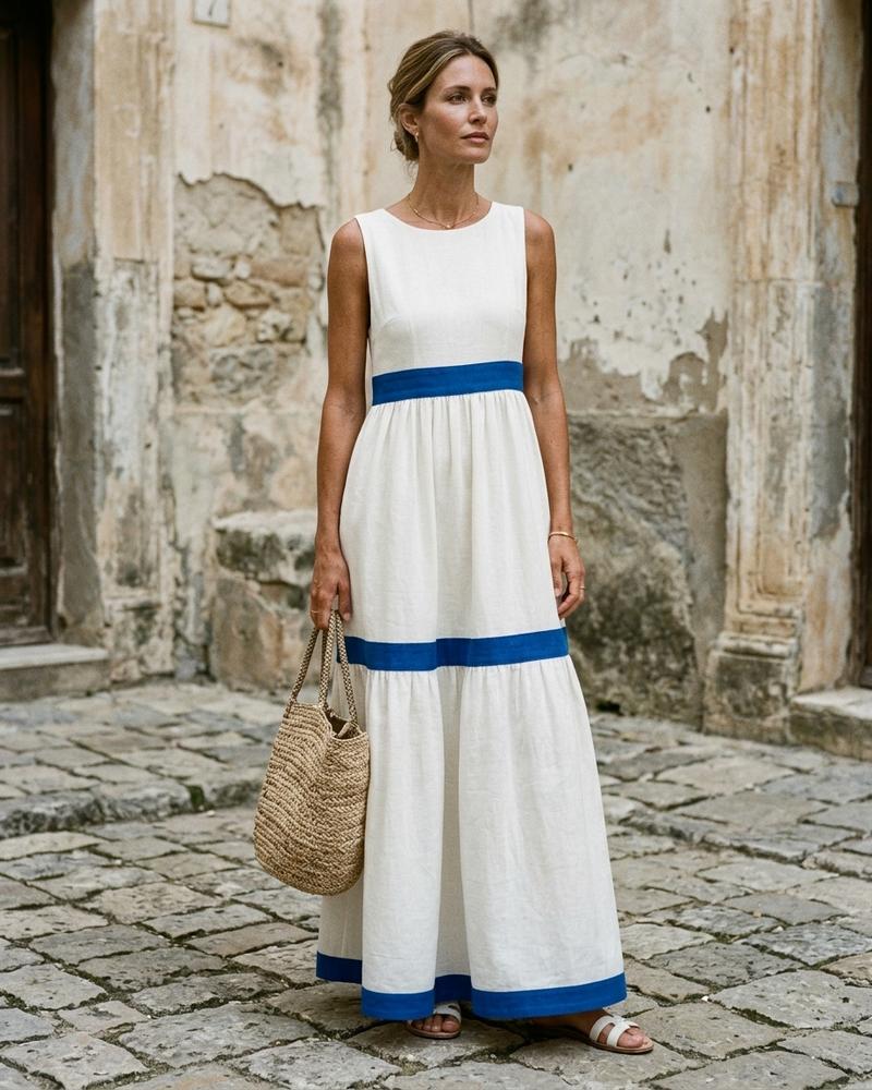 Macys Wear - Davar | Ärmelloses Langes Kleid Damen