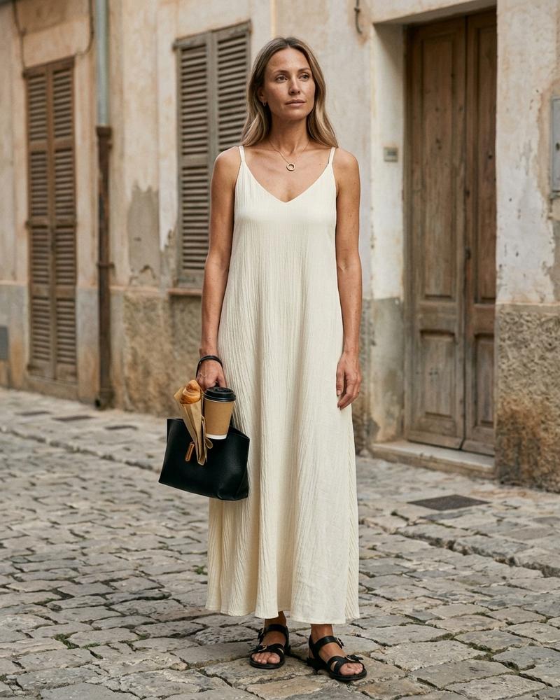 Macys Wear - Lyver | Ärmelloses Strukturiertes Kleid Damen