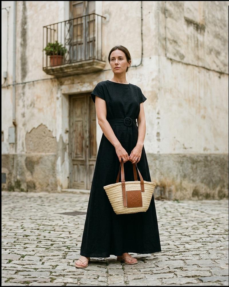 Macys Wear - Alhal | Kurzärmliges Bodenlanges Kleid Damen