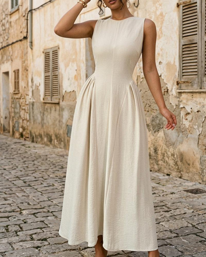Macys Wear - Arran | Ärmellos Tailliert Kleid Damen