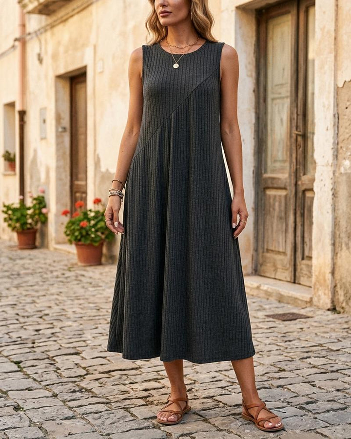 Macys Wear - Lydan | Ärmellos Gerippt Kleid Damen
