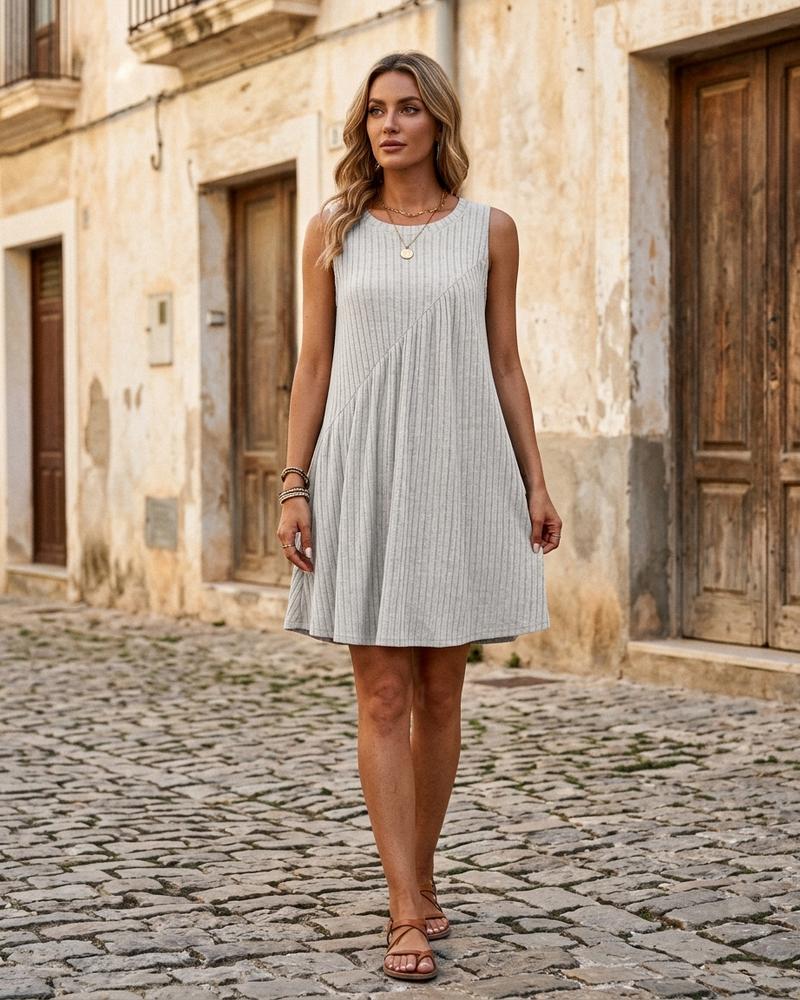 Macys Wear - Lydan | Ärmellos Gerippt Kleid Damen