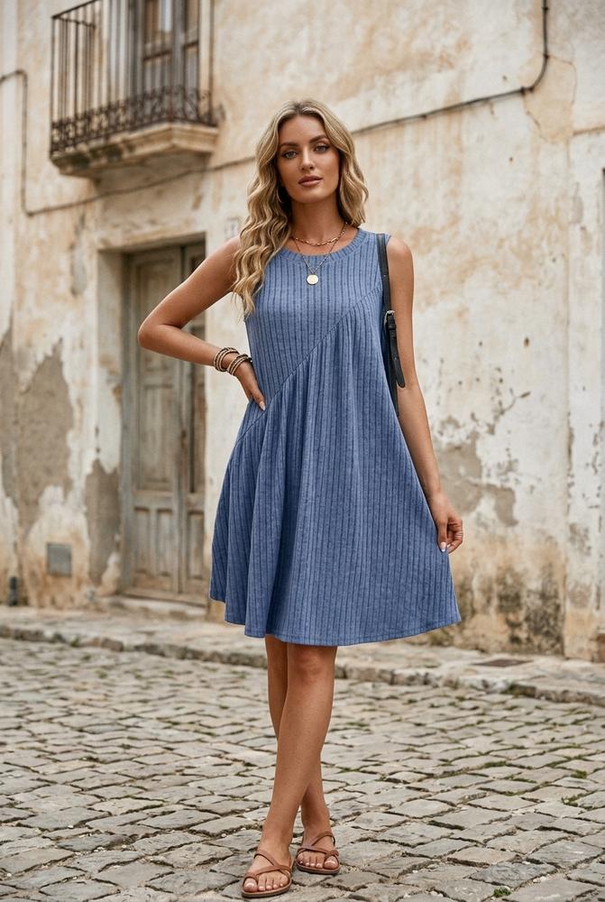 Macys Wear - Lydan | Ärmellos Gerippt Kleid Damen