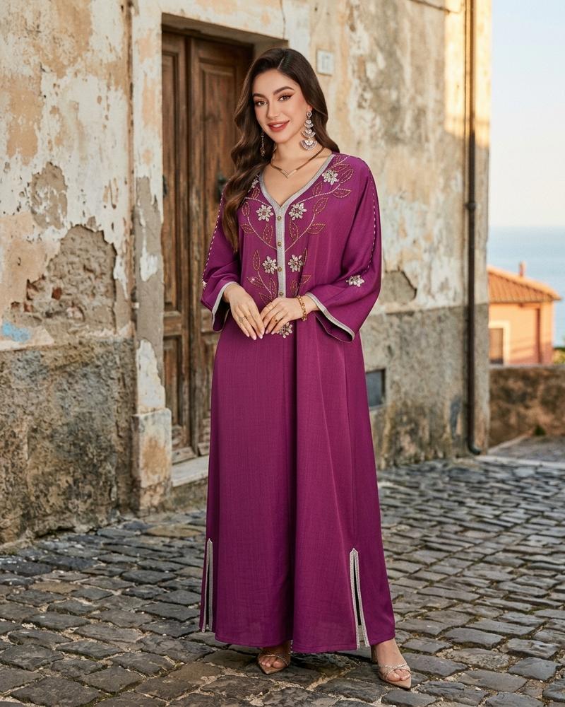 Macys Wear - Elmon | Besticktes Appliziertes Kleid Damen