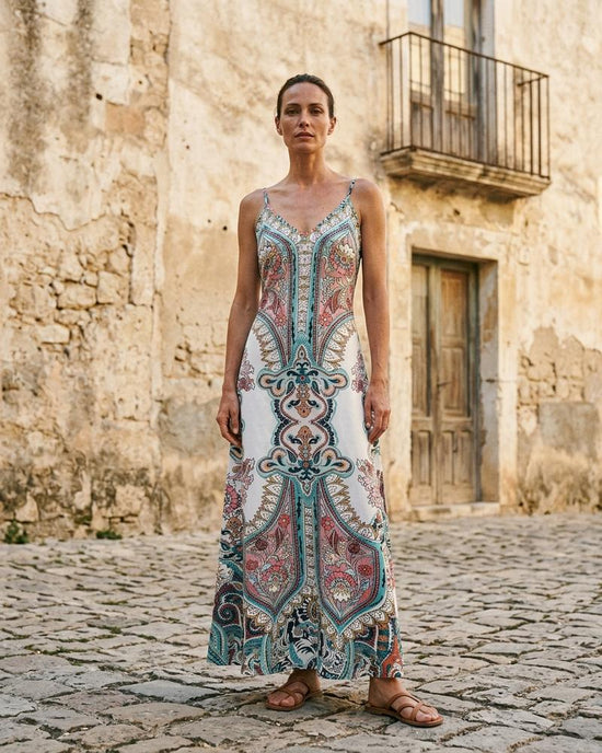 Macys Wear - Raver | Gemustertes Ärmelloses Kleid Damen