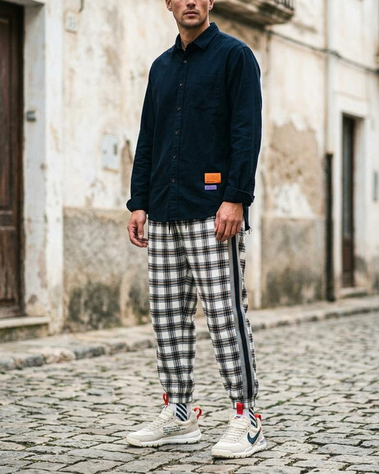 Macys Wear - Tator | Kariert Elastisch Hose Unisex