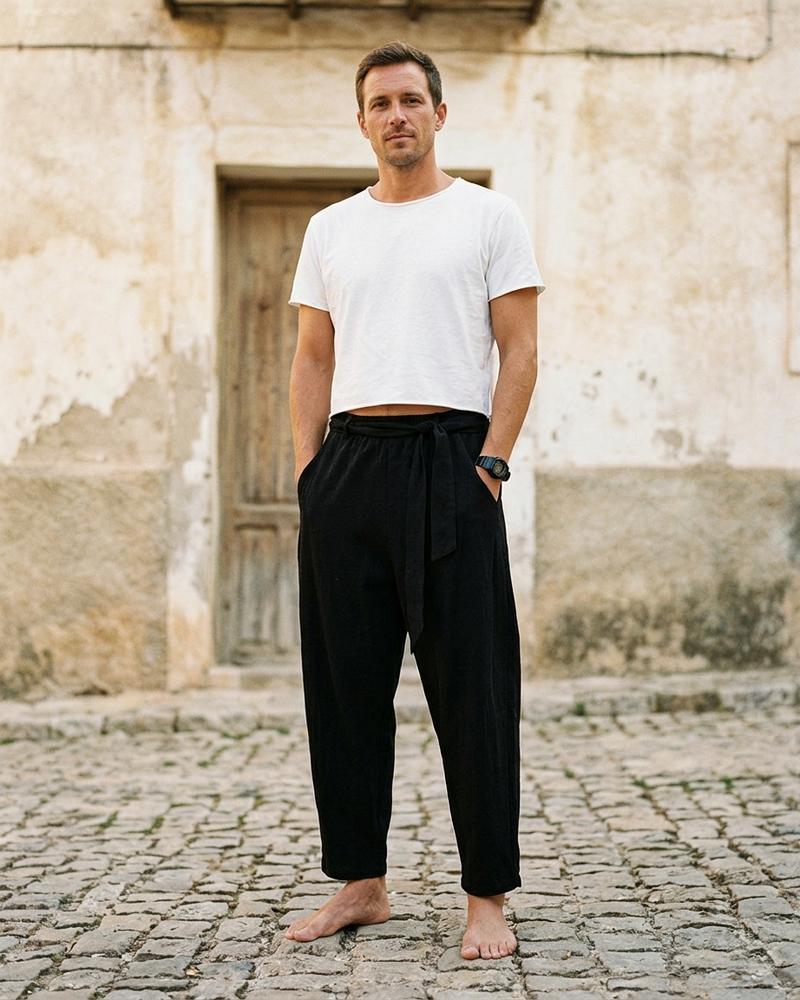 Macys Wear - Zakar | Weite Strukturierte Hose Unisex
