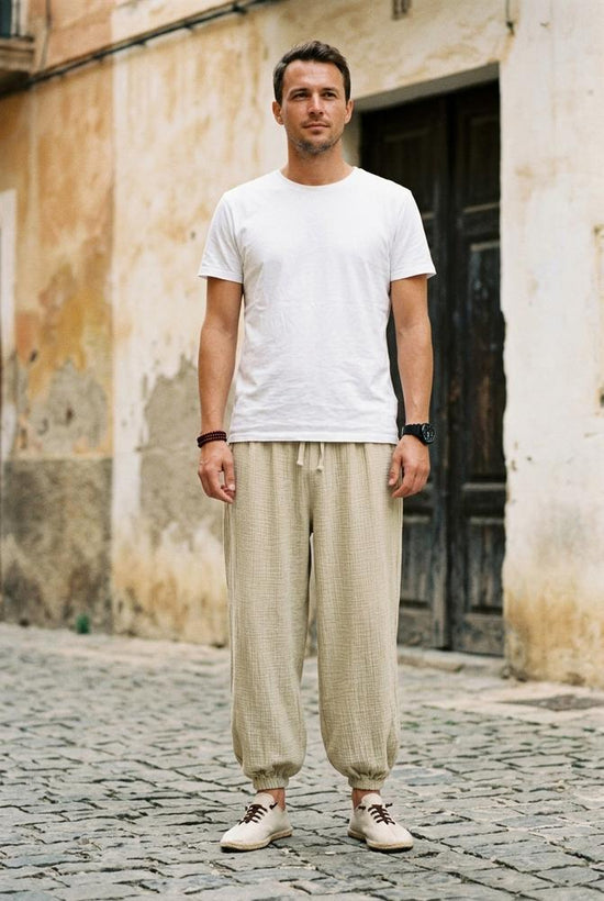 Macys Wear - Savin | Gekreppte Locker Geschnittene Hose Herren