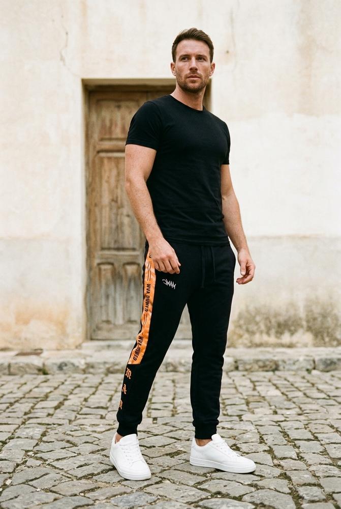 Macys Wear - Seran | Gestreifte Elastische Hose Unisex