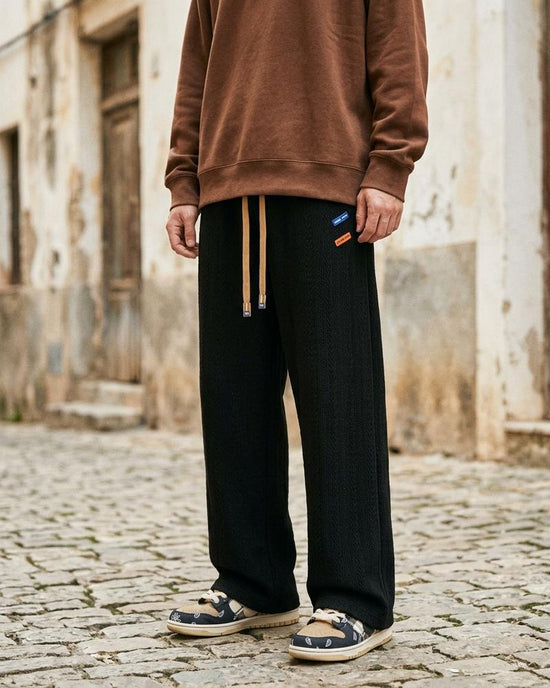 Macys Wear - Coken | Weit Geschnittene Strukturierte Hose Unisex