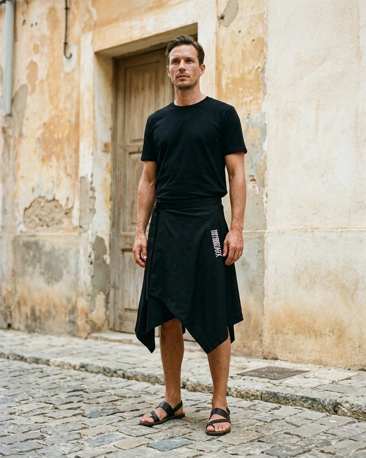 Macys Wear - Selen | Asymmetrisch Gewickelt Rock Unisex