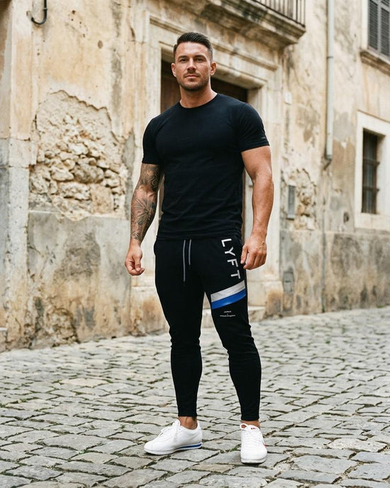 Macys Wear - Corev | Schmal Geschnittene Bedruckte Hose Herren