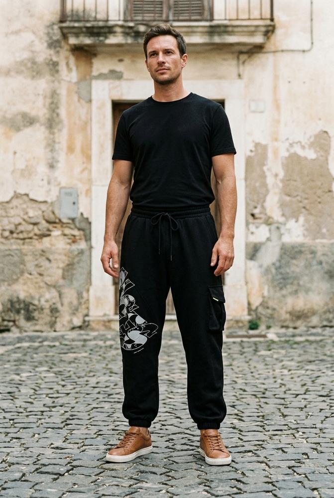 Macys Wear - Nelev | Bedruckte Sweatstoff Hose Unisex