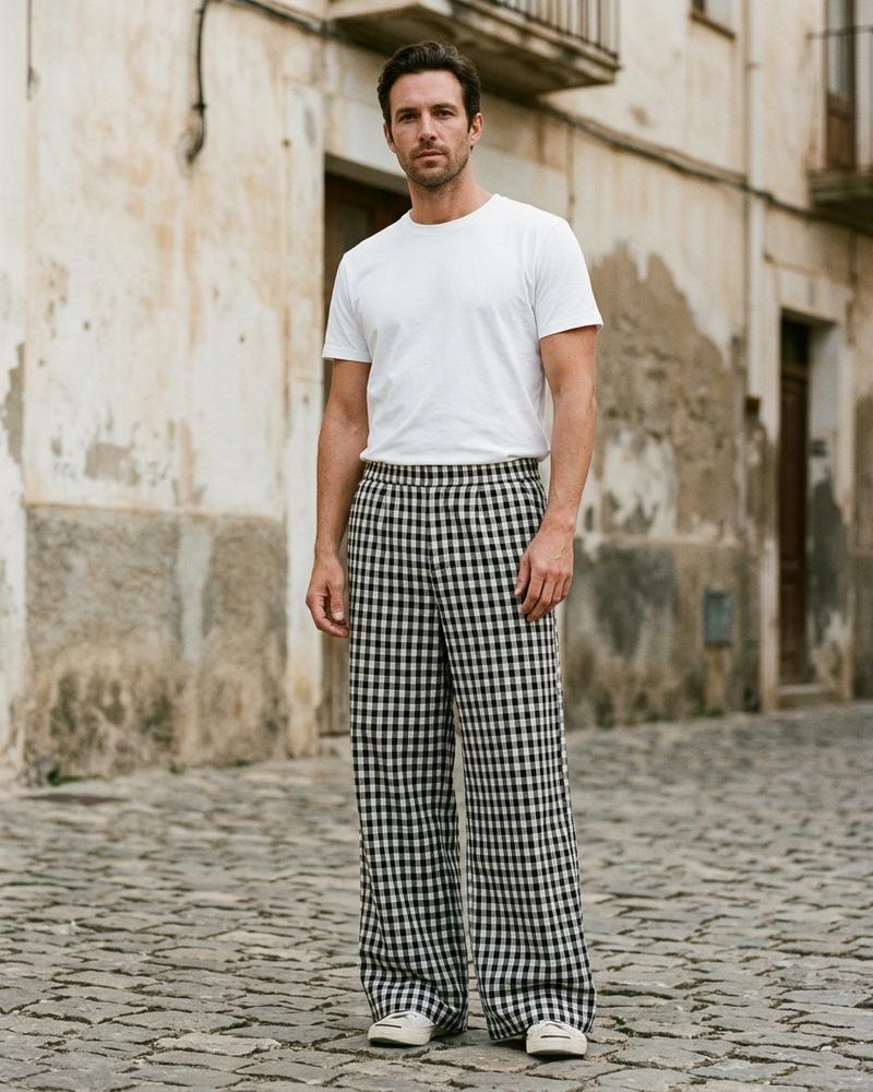 Macys Wear - Allin | Karierte Baumwoll Hose Unisex