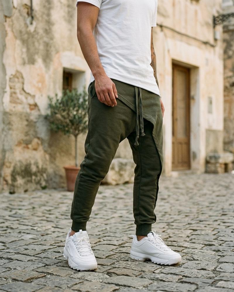 Macys Wear - Calen | Asymmetrische Konische Hose Herren
