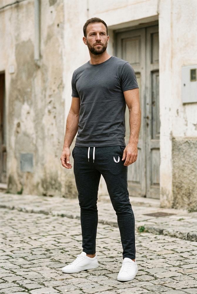 Macys Wear - Raral | Melierte Schmale Hose Herren