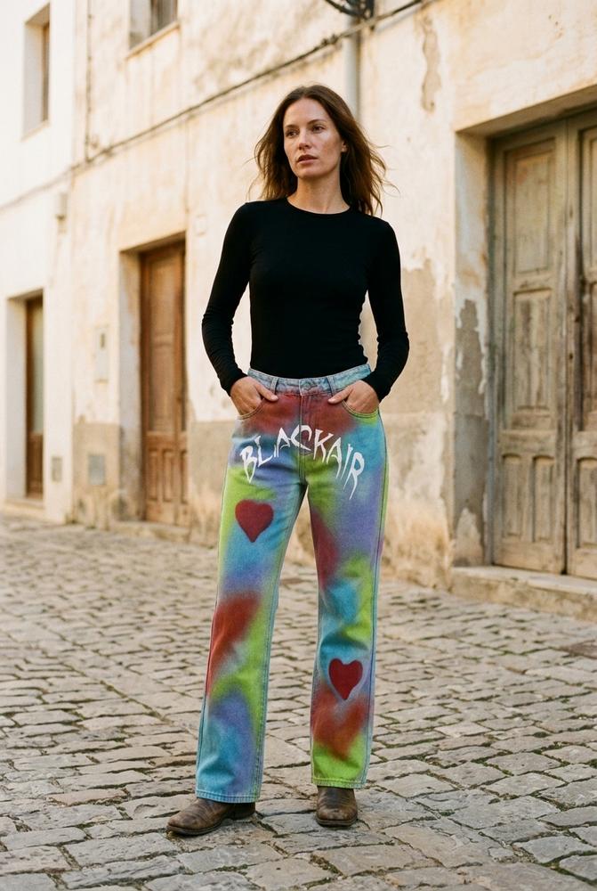 Macys Wear - Lolan | Bedruckte Mehrfarbige Hose Unisex