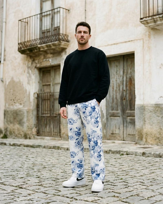 Macys Wear - Dalen | Geblümte Gerade geschnittene Hose Unisex