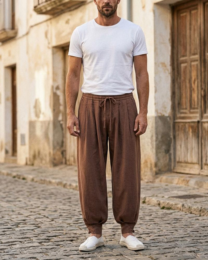 Macys Wear - Yolev | Weite Elastische Hose Herren
