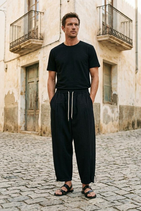 Macys Wear - Kavar | Weit Geschnitten Strukturiert Hose Unisex