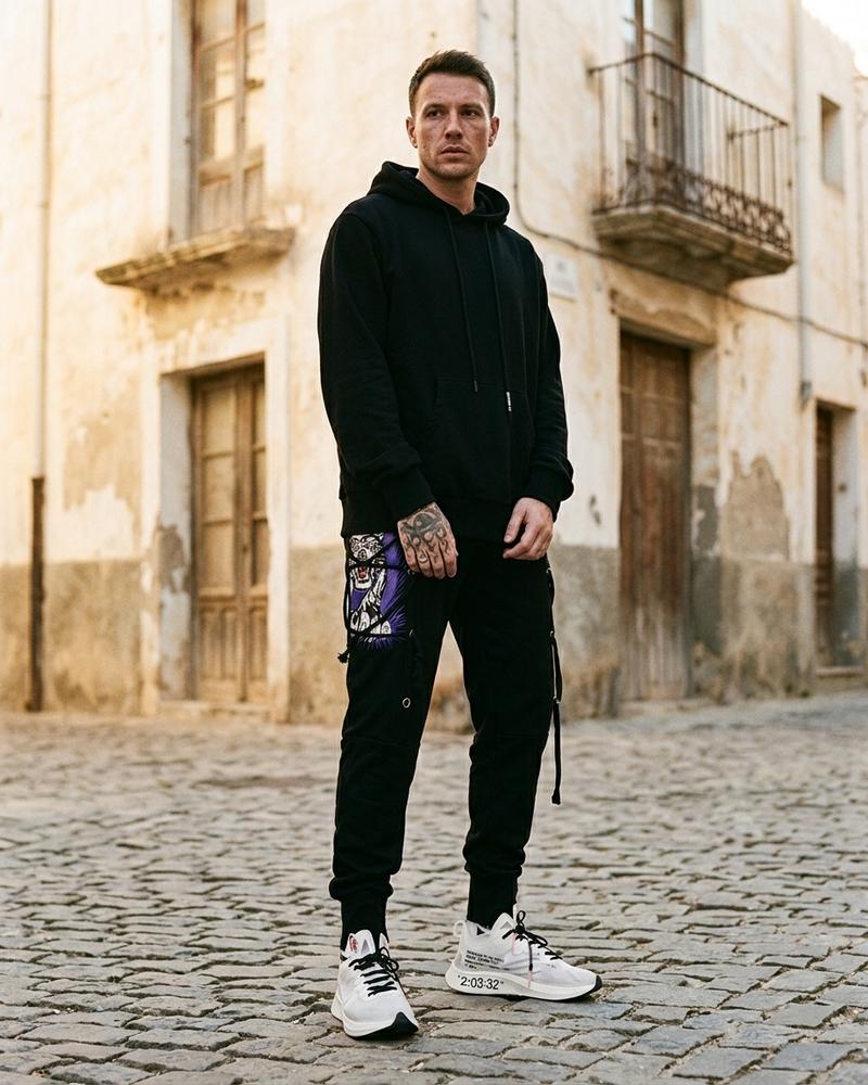Macys Wear - Sesil | Verziert Schmal Zulaufend Hose Unisex