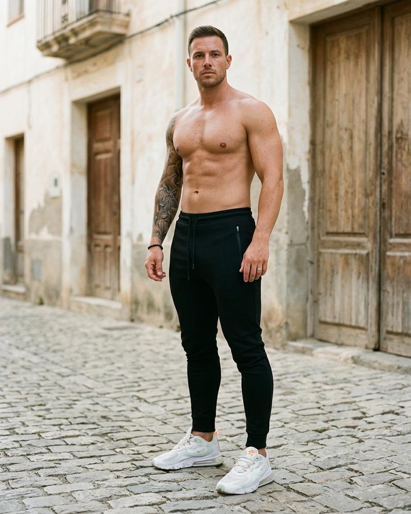 Macys Wear - Danal | Körperbetonte Elastische Hose Herren