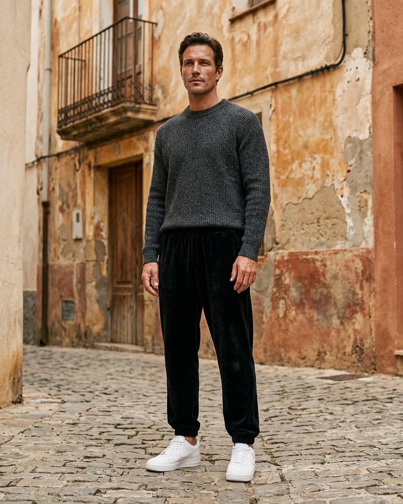 Macys Wear - Datal | Locker Geschnittene Samt Hose Unisex