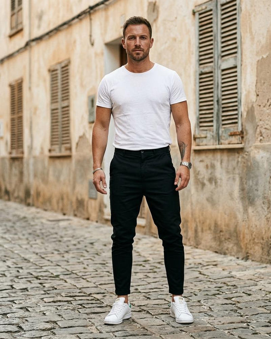 Macys Wear - Nolor | Konische Knöchelfreie Hose Herren