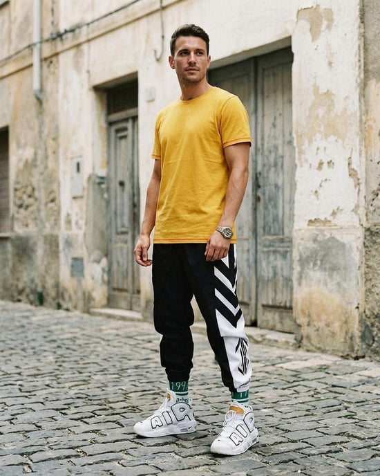 Macys Wear - Kelar | Zweifarbige Zulaufende Hose Unisex