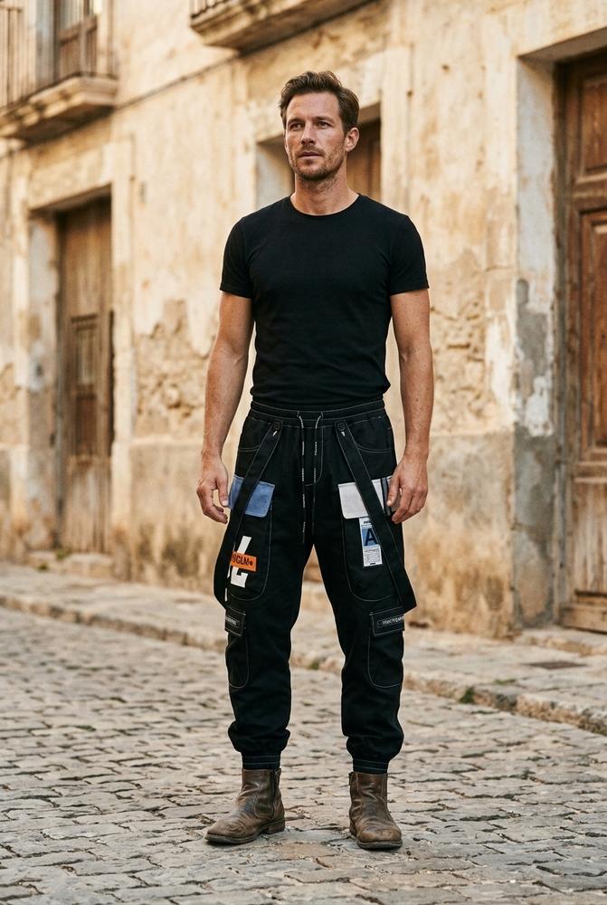 Macys Wear - Ravin | Riemenbesetzte Taschenbesetzte Hose Unisex
