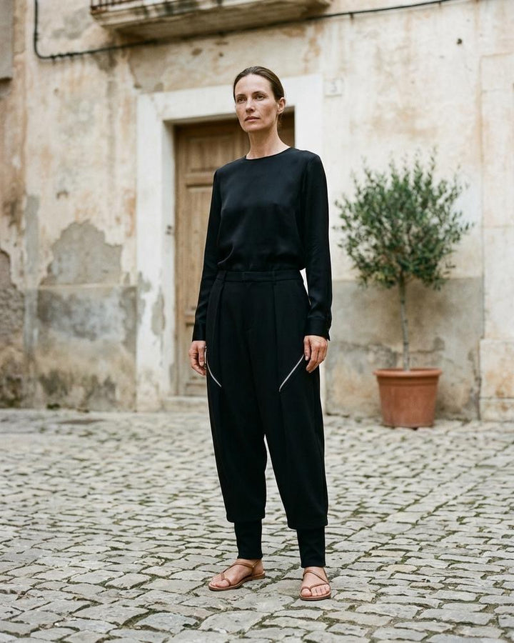 Macys Wear - Nevin | Doppellagige Asymmetrische Hose Unisex